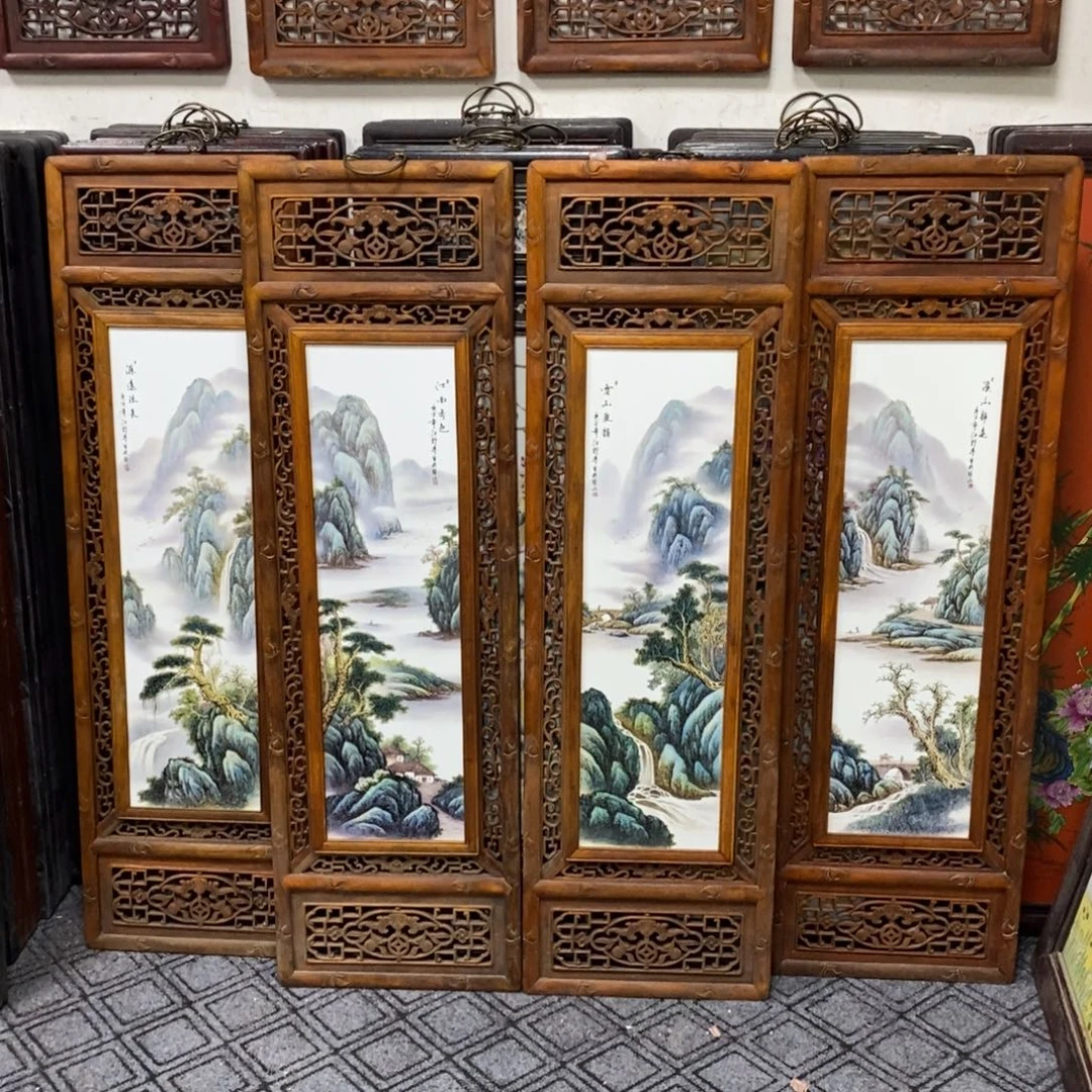 瓷120*36*4 景德镇瓷板画柴窑烧制