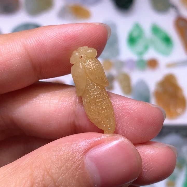 未镶嵌定制翡翠玉米