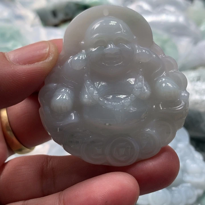 颈饰未镶嵌翡翠保真天然a货翡翠