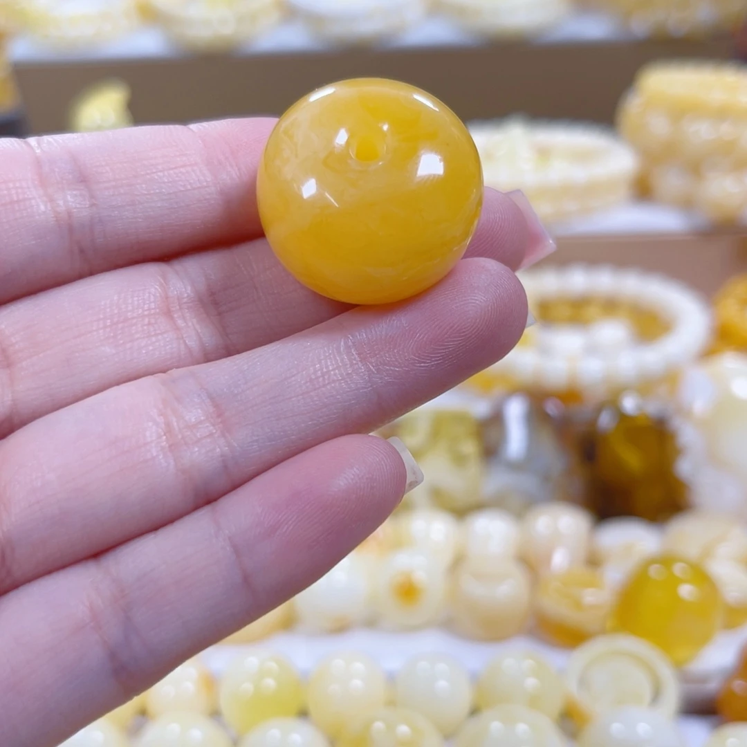 未镶嵌颈饰琥珀天然蜜蜡