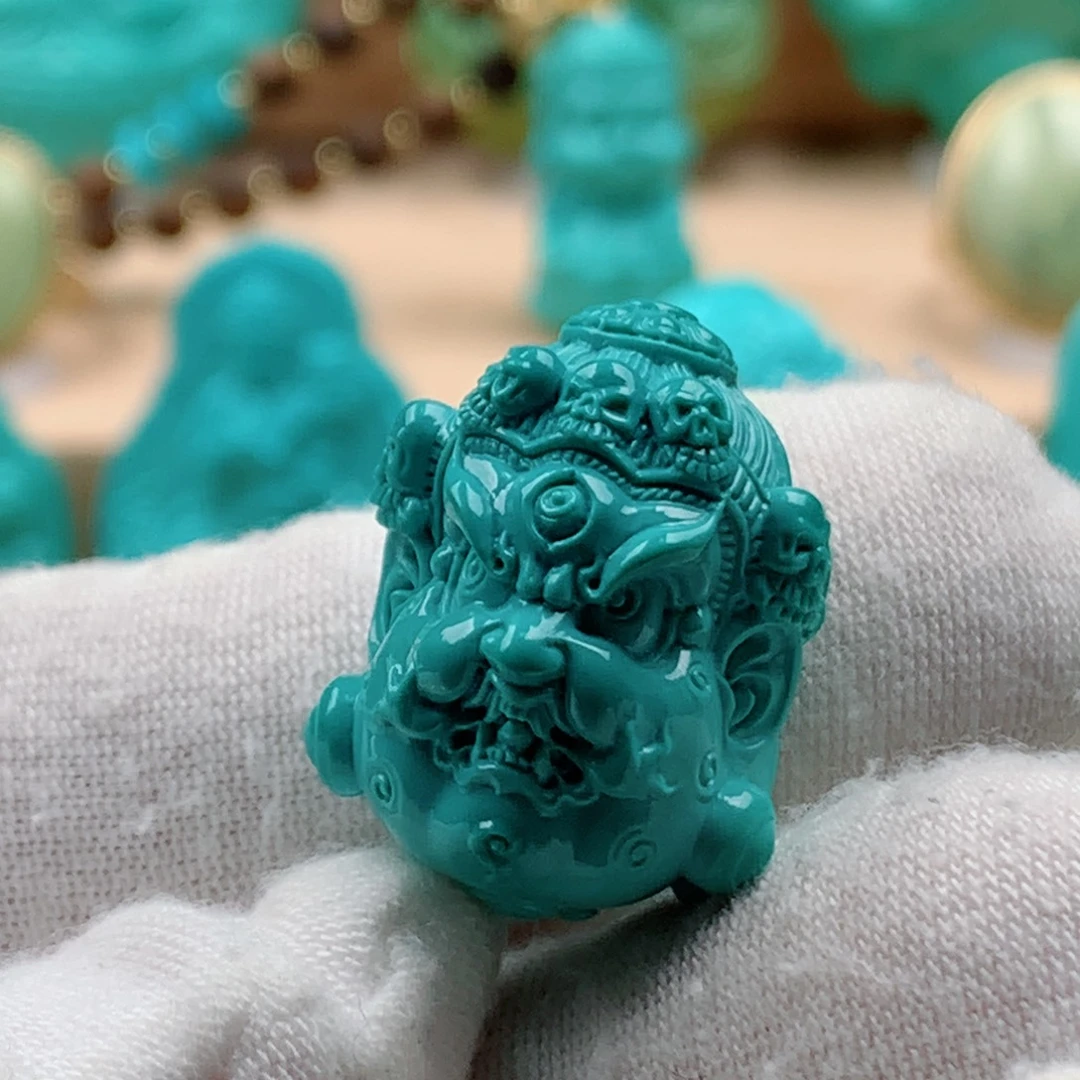 绿松石未镶嵌大黑天