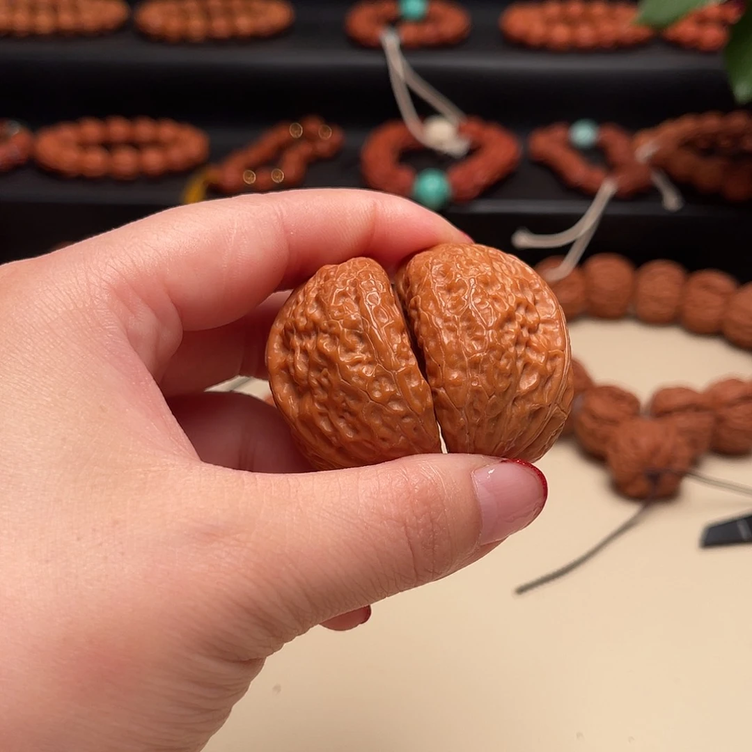 文玩核桃把件饺子