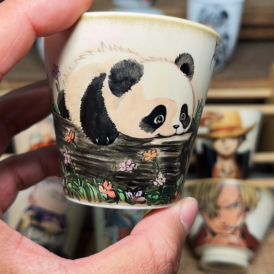 杯景德镇手绘主人杯