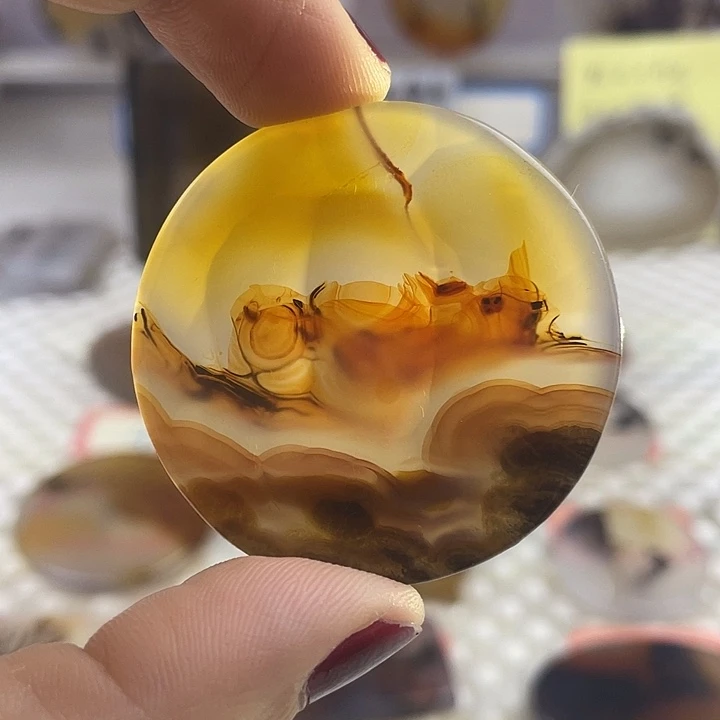 玛瑙/玉髓合金颈饰
