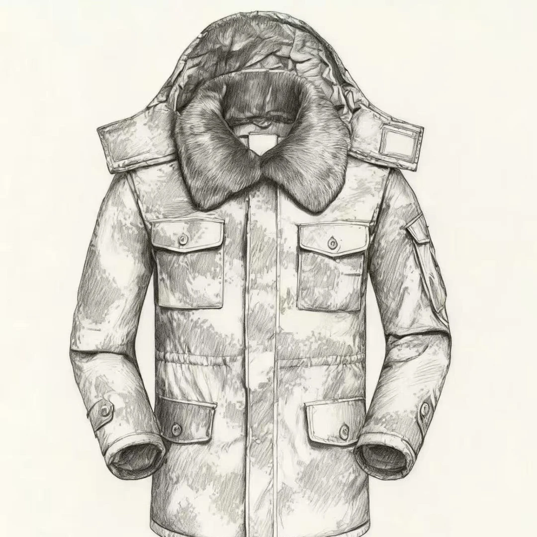 【保真】O7棉大衣纯防风保暖防水防火中长款冬季