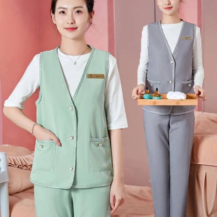 美容师工作服职业马甲套装女美容院养生馆医美SPA会所技师服
