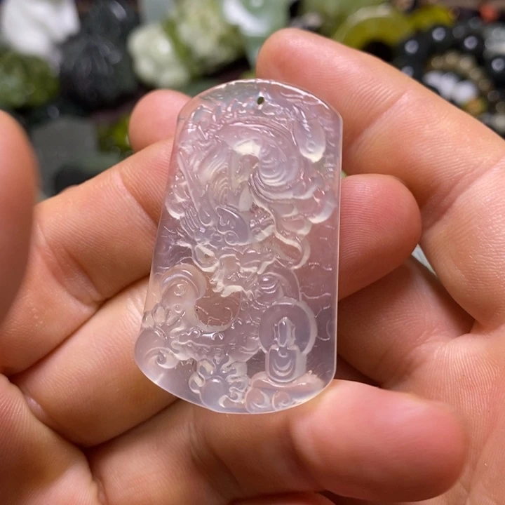 岫玉未镶嵌岫玉挂件