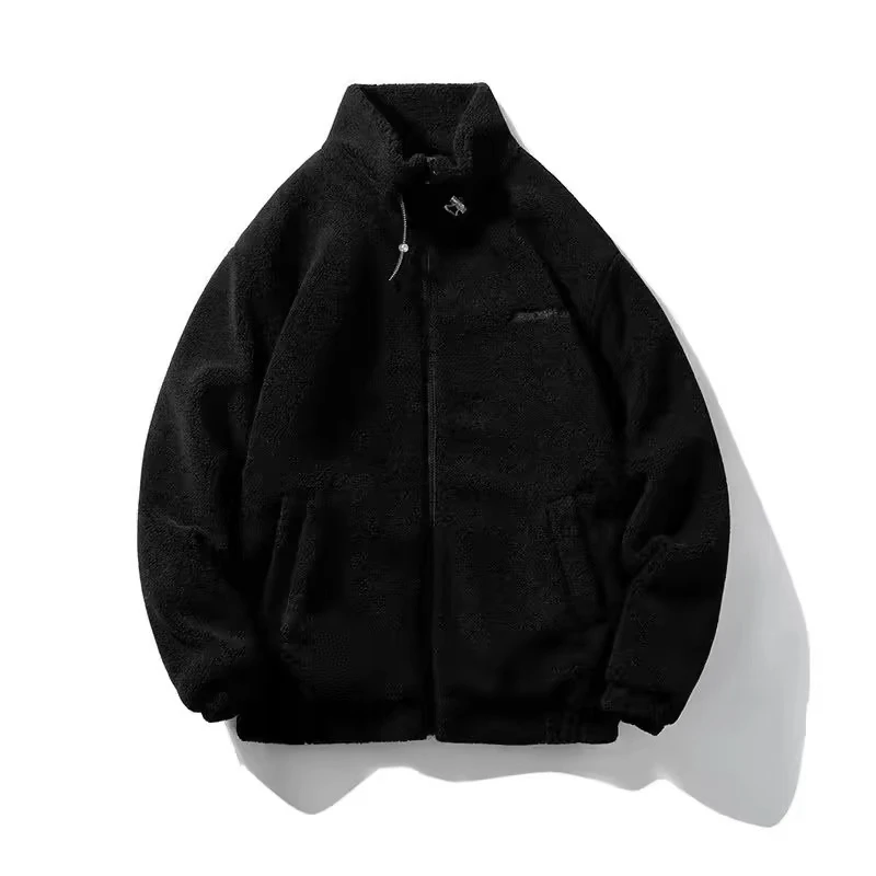 7277 N 冬季美式潮流休闲立领加棉外套男时尚百搭情侣上衣