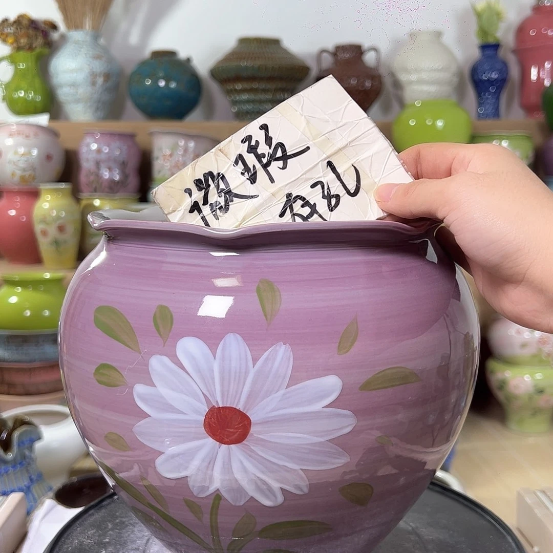 景德镇陶瓷花盆花器瑕222