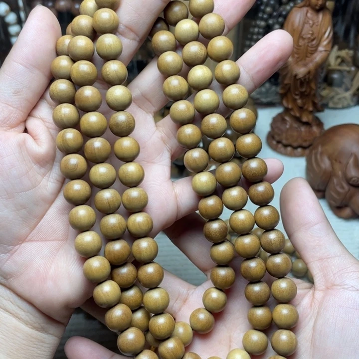 支***】檀香木手串/手链印度老山檀香1.0多圈