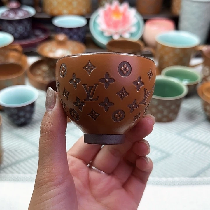 小***^龙泉青瓷手工制作工艺青瓷杯