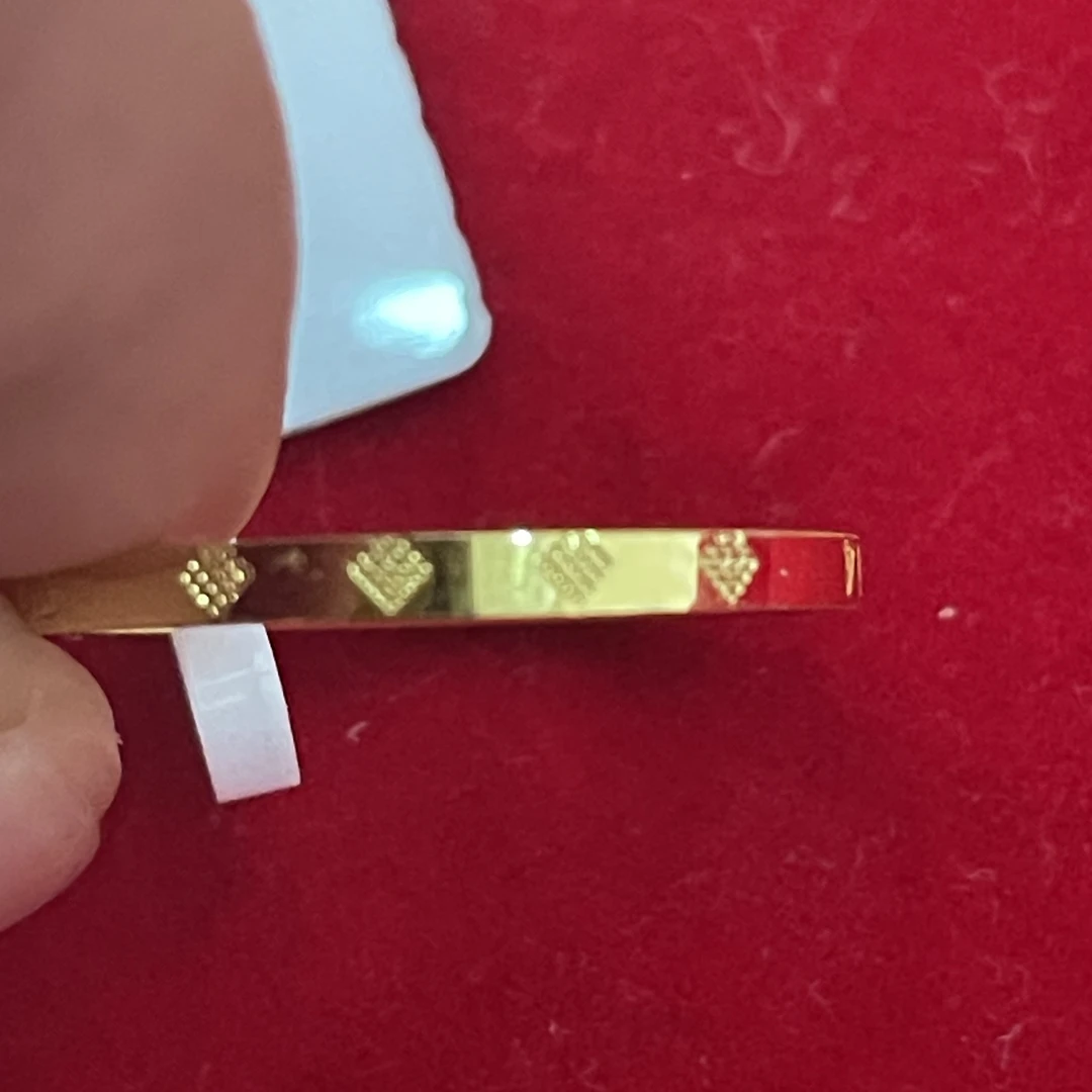 【莹莹专享】 足金999 方形 16#GP    1.24 纳金添喜