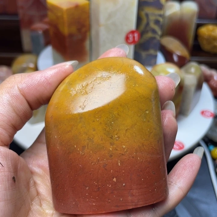 寿山石印石素章原石