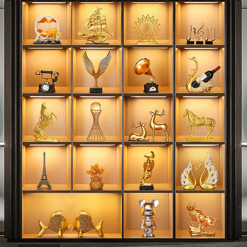 新中式家居酒柜装饰品摆件客厅玄关办公室工艺品摆设乔迁开业礼品