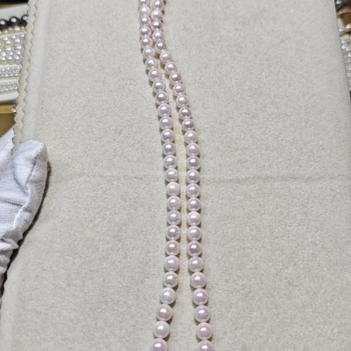 海水珍珠银S925镶嵌颈饰5.5-6