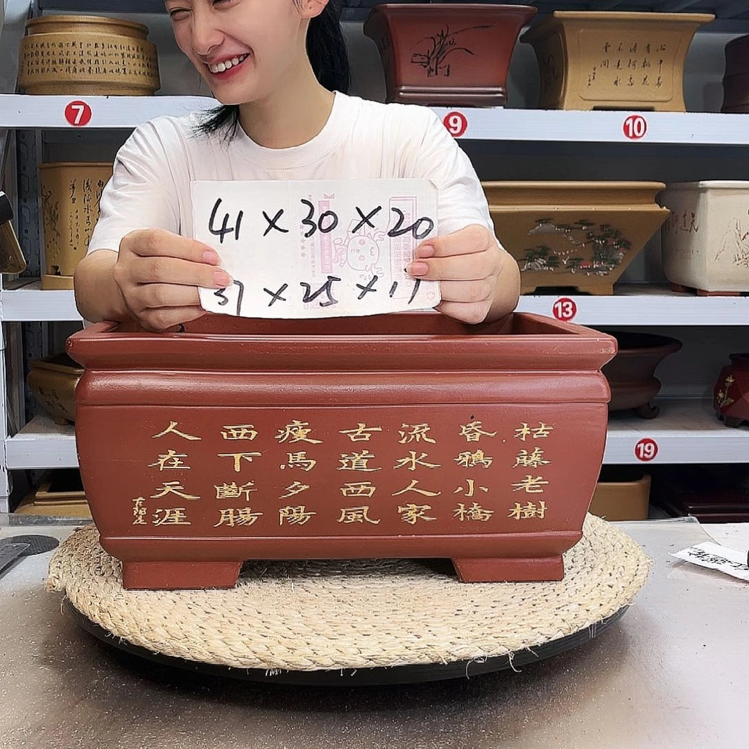紫砂花盆紫砂花盆