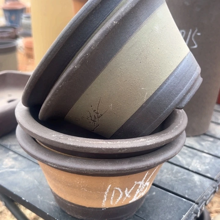 红陶紫砂碗盆口16