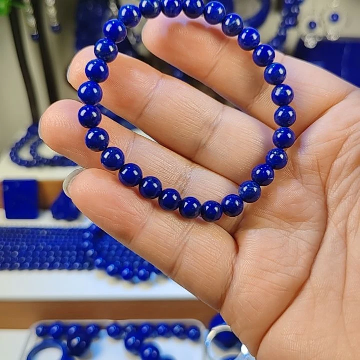 青金石未镶嵌手链