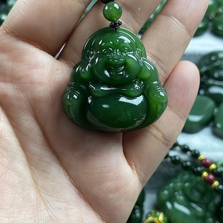 和田玉（碧玉）未镶嵌项链35