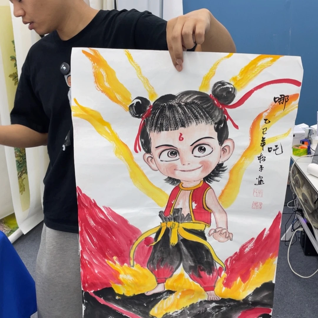 国画手绘国画欣赏一下