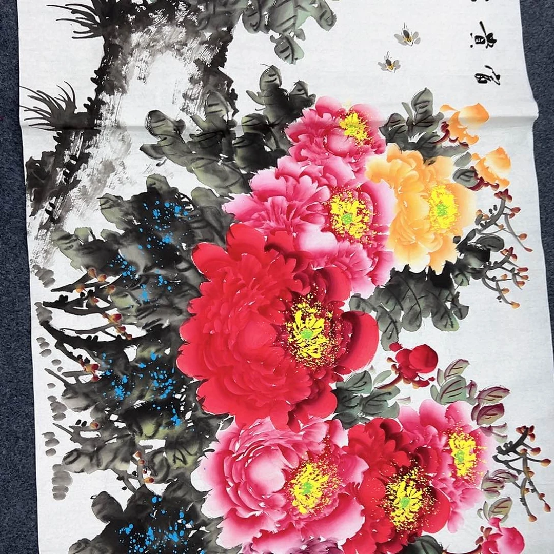 国画宣纸宣纸国画纯手绘作品