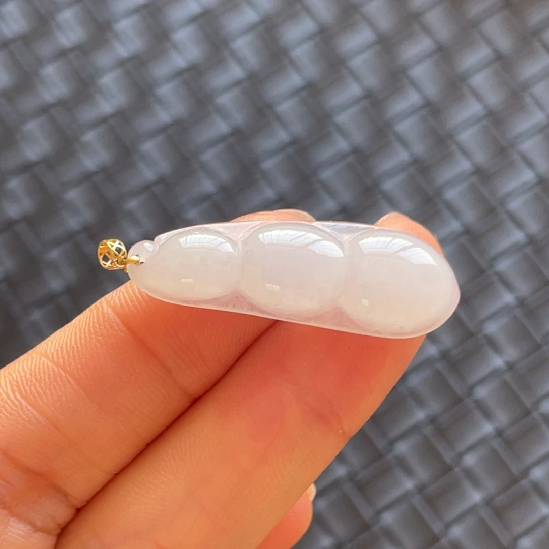 翡翠颈饰18K金镶嵌福利