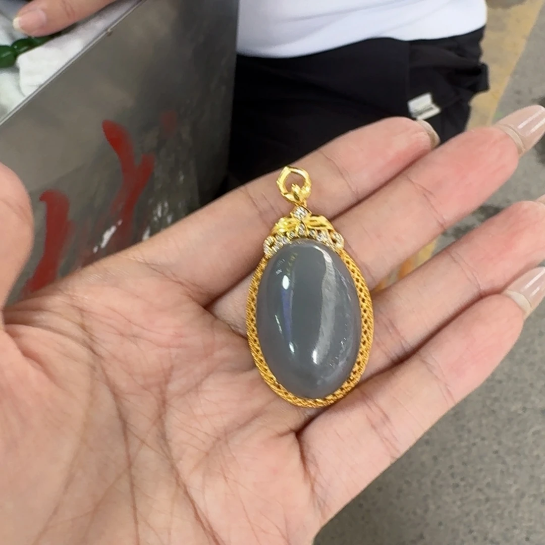 和田玉银S925镶嵌颈饰多样性发货 拍一发一