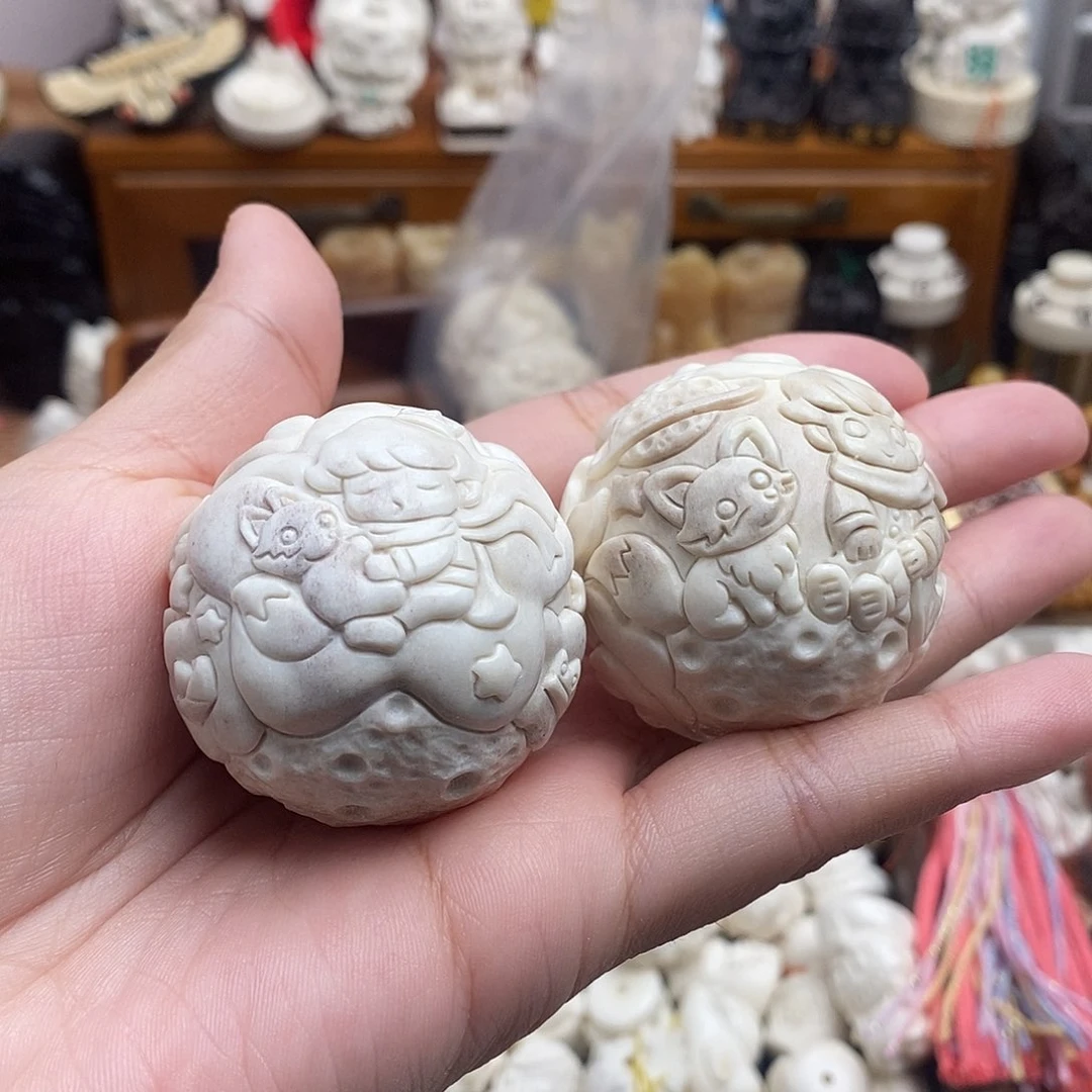 鹿骨把件c10小王子手球40尺寸不退换