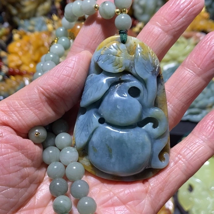 岫玉岫玉吊坠未镶嵌