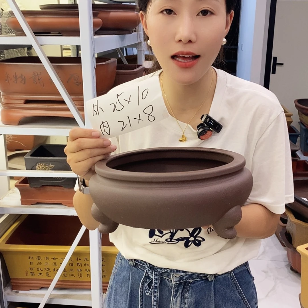 紫砂花盆紫砂花盆