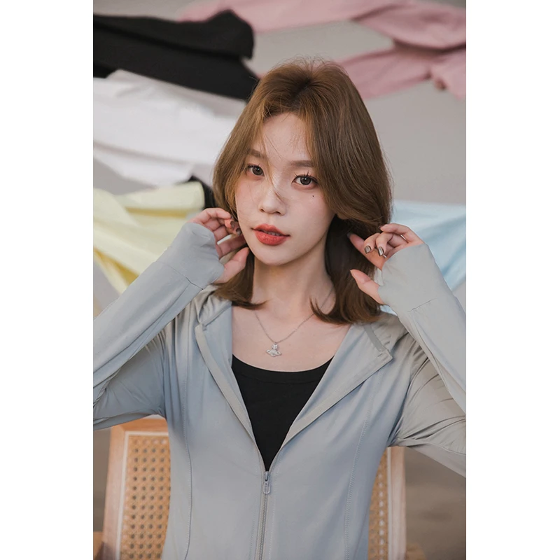 小谷粒防紫外线防晒衣女2025夏季新款户外穿搭连帽防晒服外套上衣