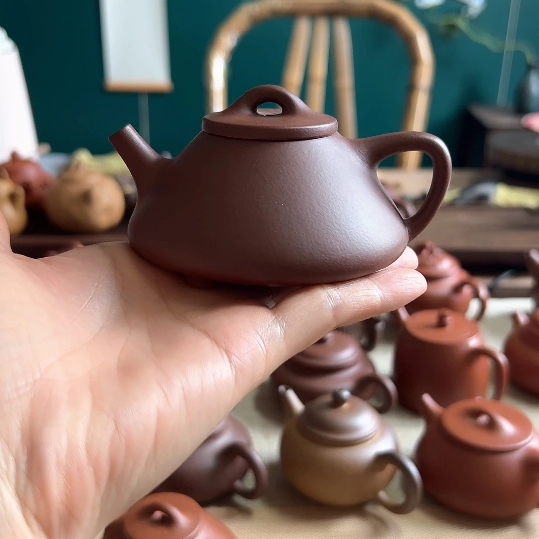 单***酒茶壶紫砂原矿泥料手工制作