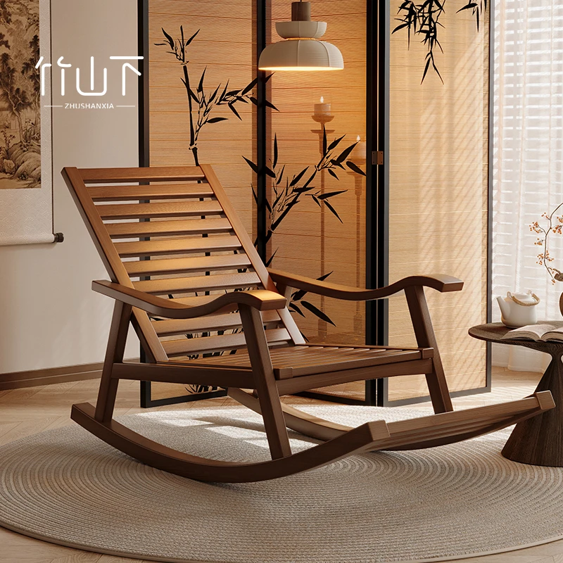 摇摇椅懒人可坐可躺可睡觉家用休闲躺椅大人专用阳台简约逍遥椅子