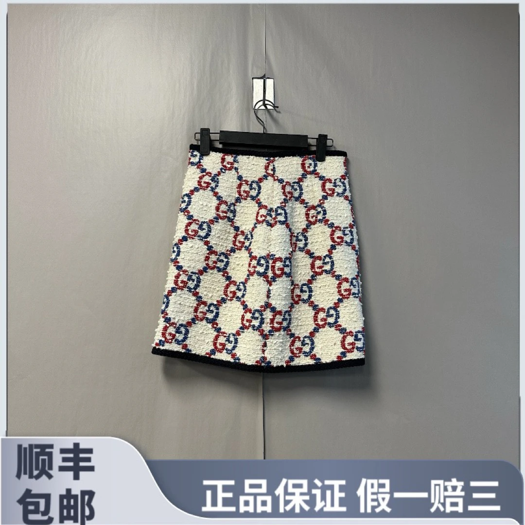 99新 GUCCI/古驰 古驰/Gucci 古驰满印半身裙 36码 99新#sz6239