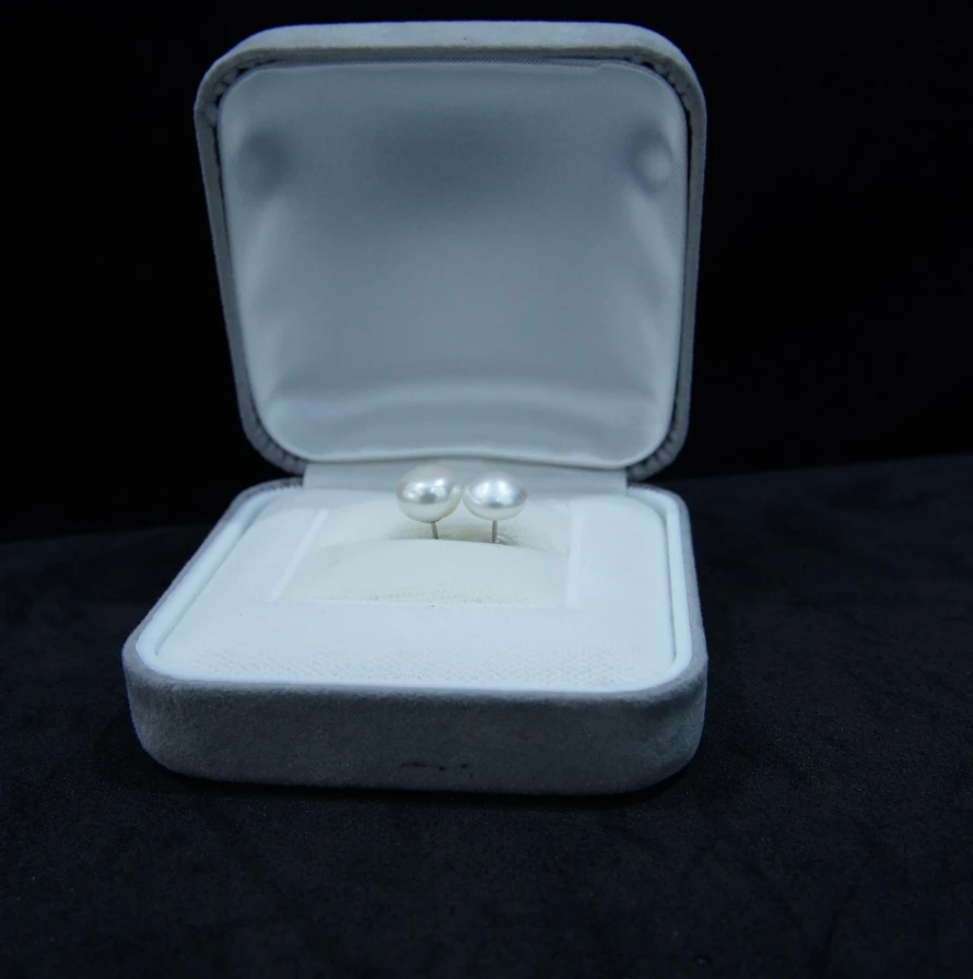 【种草丛专属】泽云-S925银淡水无核珍珠馒头珠耳钉