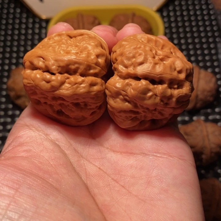 全***长把件文玩核桃四开八腿蛙王