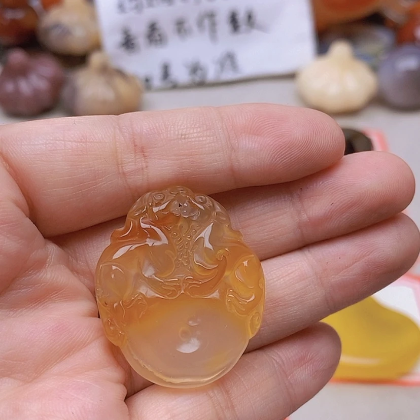 【闪购商品】未镶嵌玛瑙/玉髓珠宝半成品艳*天