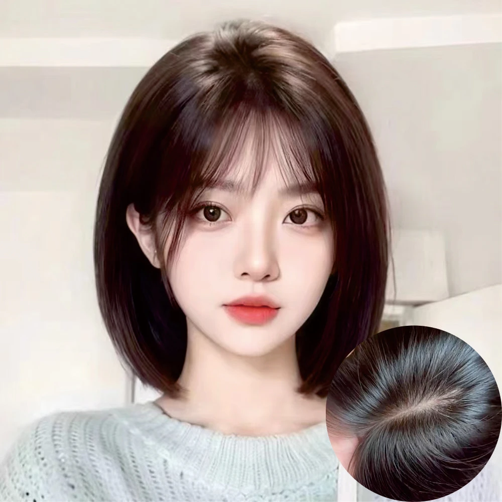 Onais夏季妈生头皮手双递针透气隐形T无痕蓬松发根补发片