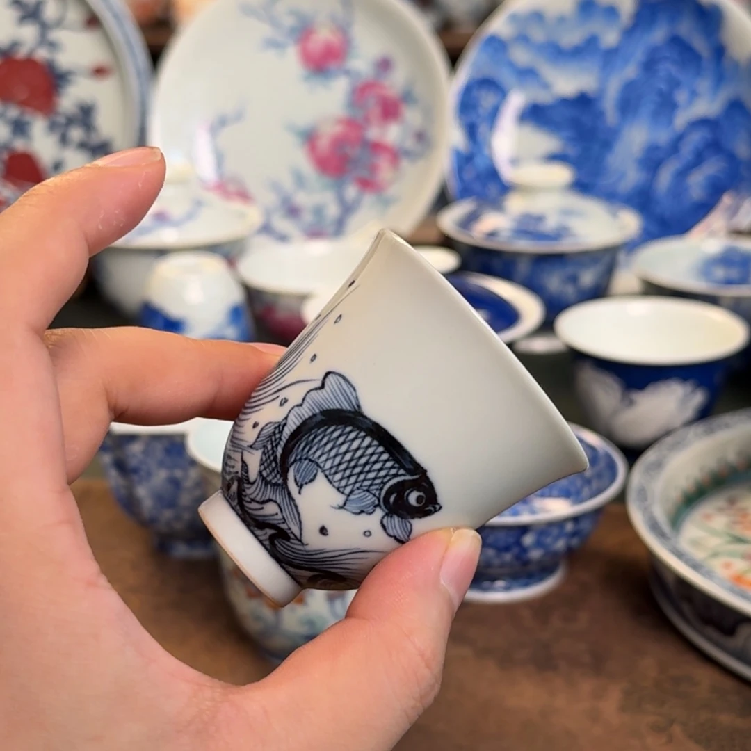 纯手工手绘陶瓷茶具