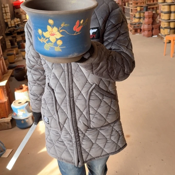 紫砂紫砂花盆24^17