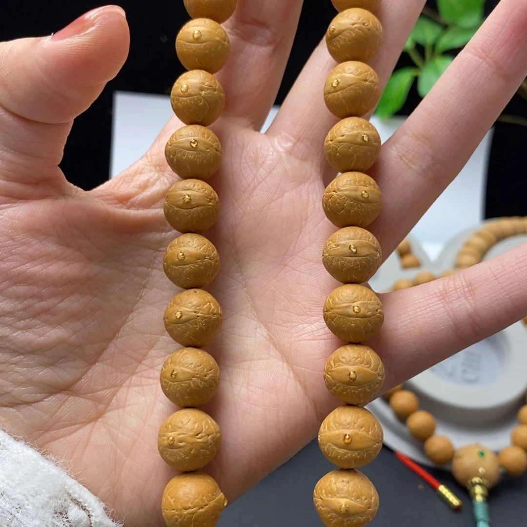 凤眼菩提吊坠12手持