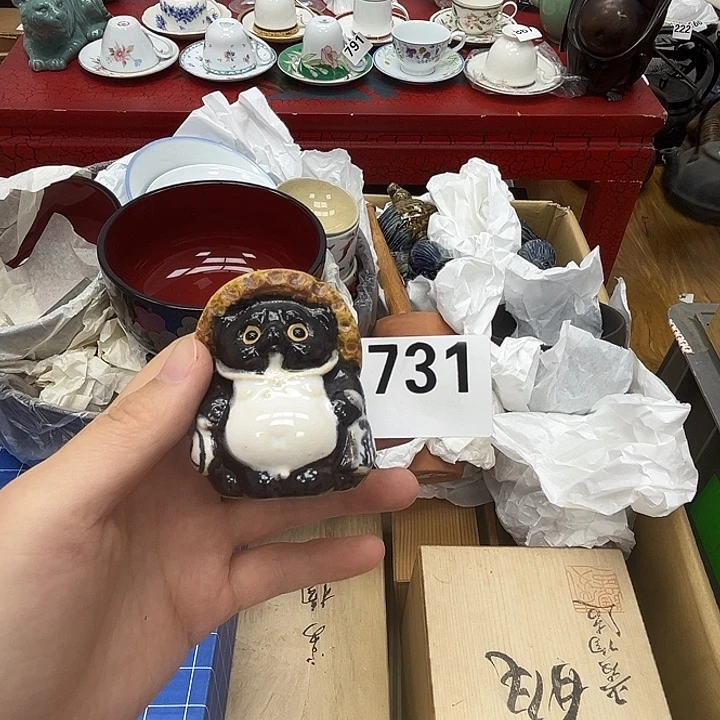 瓷片呀工艺品摆件瓷器摆件正能量