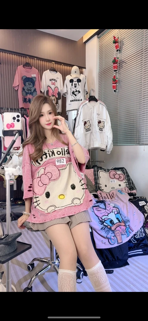 【600-800】春款新款穿搭潮流重工卫衣短袖T恤裙子外套0209