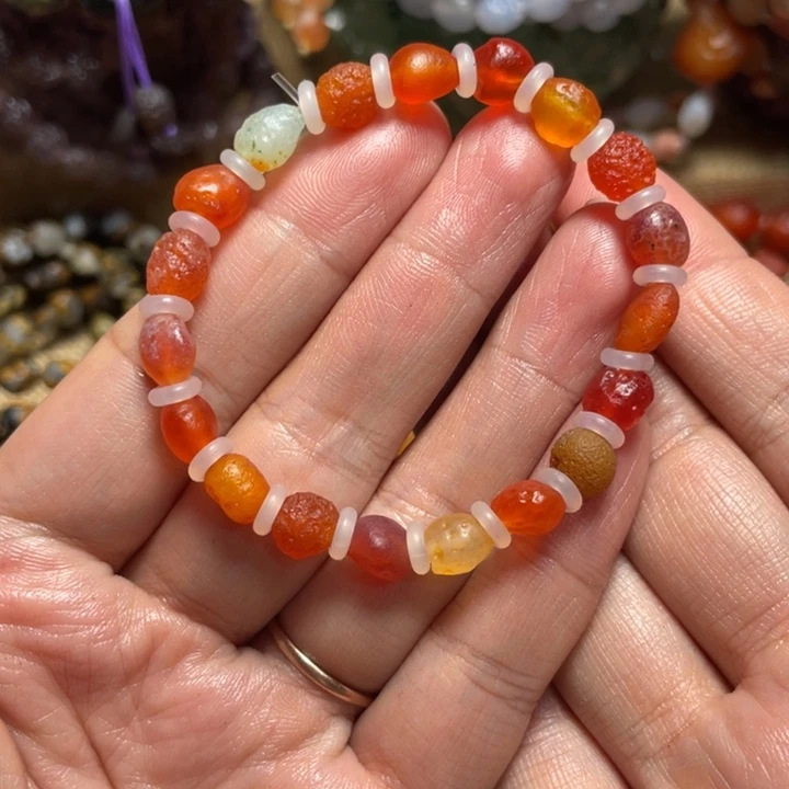 玛瑙/玉髓合金手链