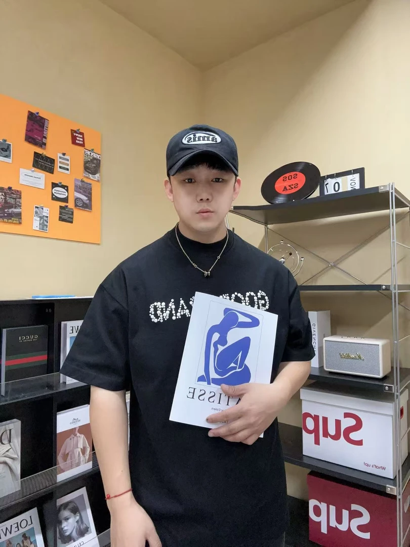 2025新款【白贝母款短袖】360克情侣款时尚宽松潮流圆领纯棉短袖