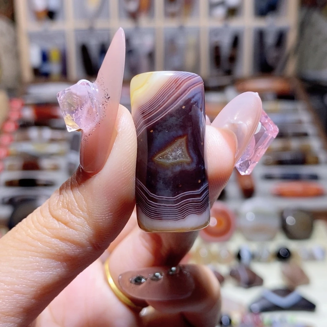 玛瑙/玉髓颈饰未镶嵌可****噜