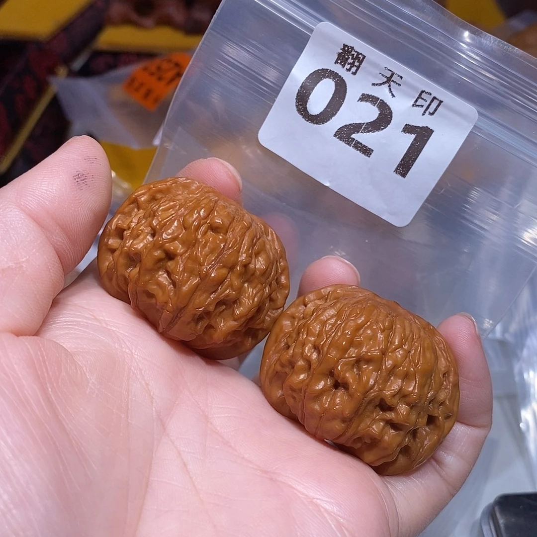 吊坠文玩核桃39全品乾隆磨……