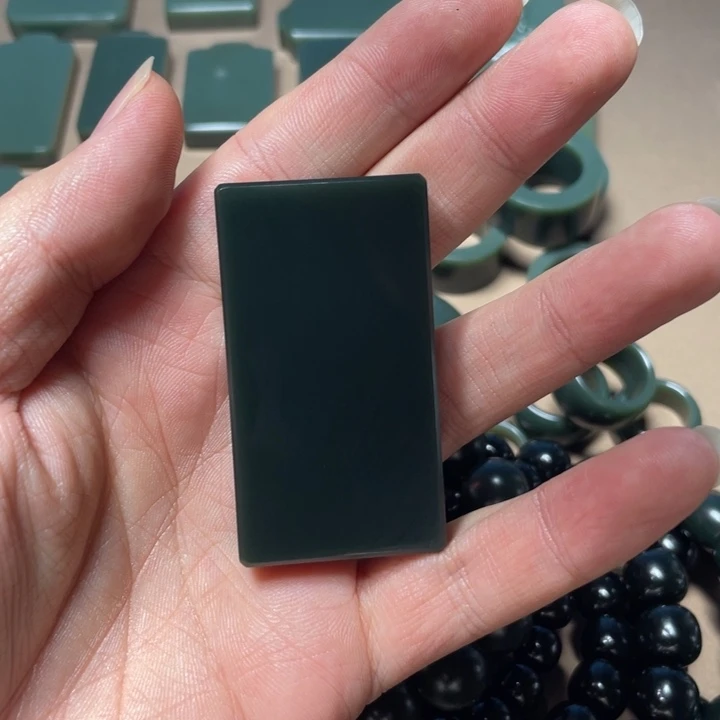 和田玉1未镶嵌平*心和田