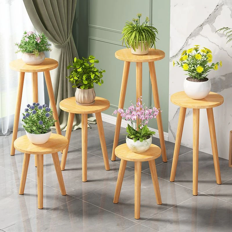 绿萝吊兰实木花盆架室内花架花几阳台飘窗多肉花卉盆景架客厅边几