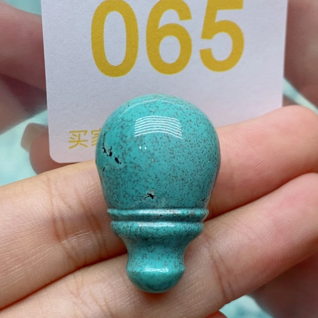 青***帝未镶嵌绿松石珠宝奇石